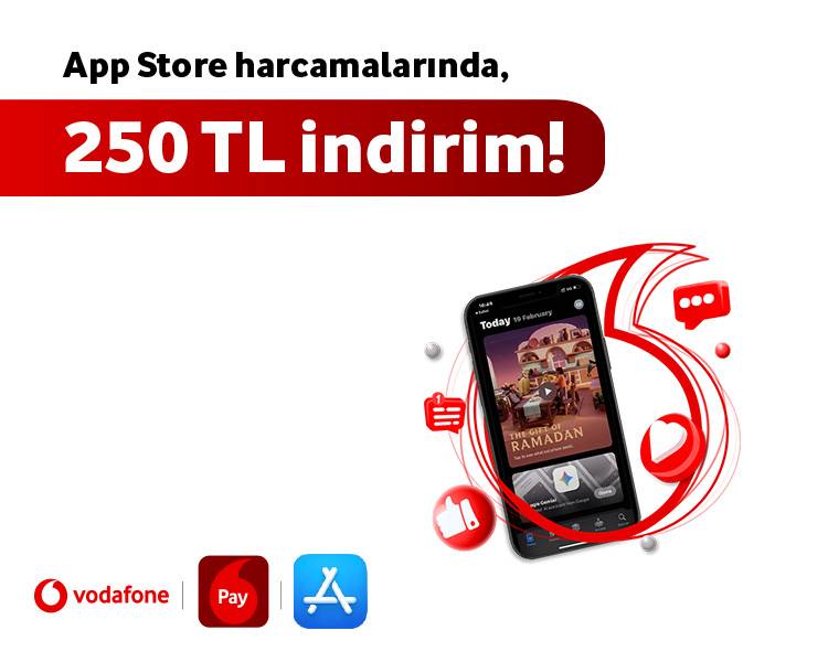 App Store Harcamalarında 250 TL İndirim!