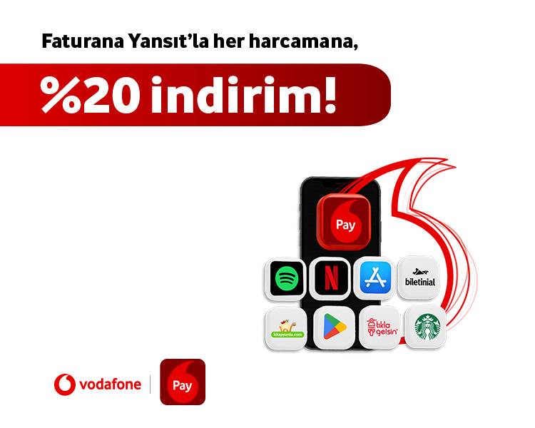 Faturana Yansıt’la Her Harcamana %20 İndirim!