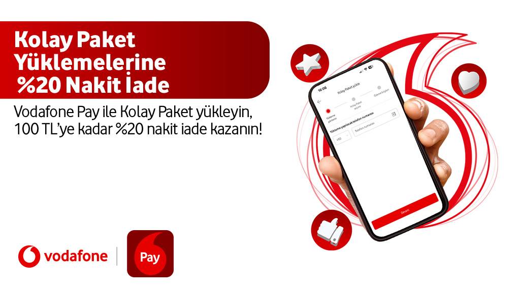 Kolay Paket Yüklemelerine %20 Nakit İade!