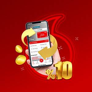 Vodafone Telefon Faturalarına %10 Nakit İade!