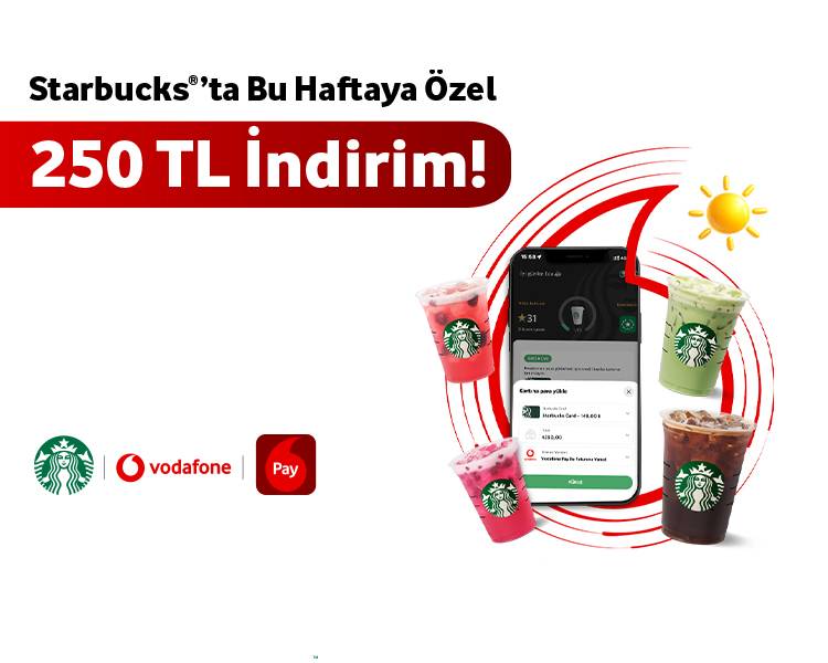 Starbucks’ta Bu Haftaya Özel 250 TL İndirim!