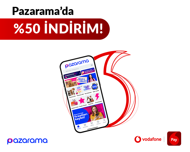 Pazarama’da %50 İndirim!